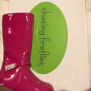 Chasing fireflies Patent boots and boots